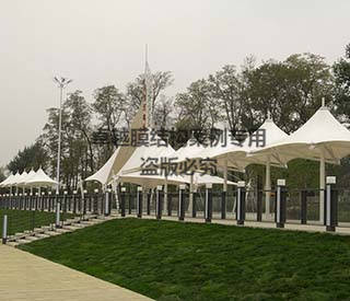 沈陽(yáng)五里河碼頭景觀(guān)膜走廊結(jié)構(gòu)